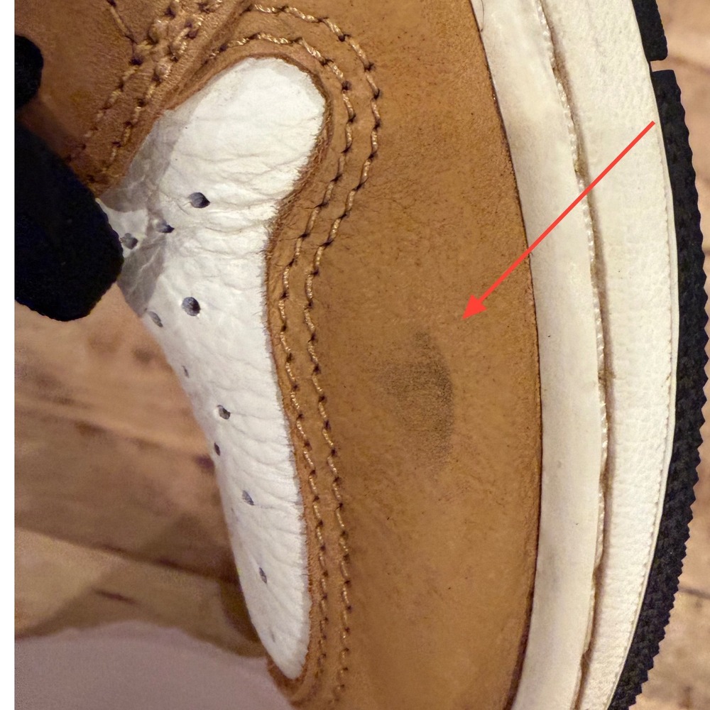 Nike Air Jordan 1 Low OG Rookie of the Year Gold Harvest Black White - Picture 4 of 7